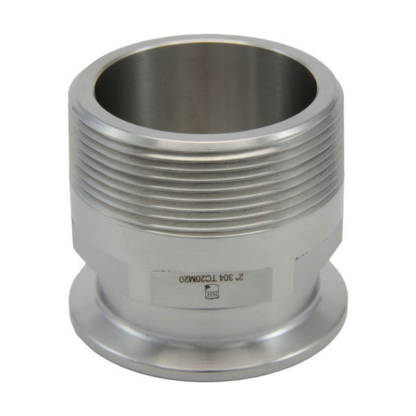 2" TC to 2" NPT - Male coupler
