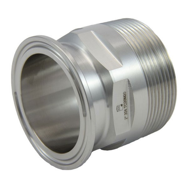 2" TC to 2" NPT - Male coupler