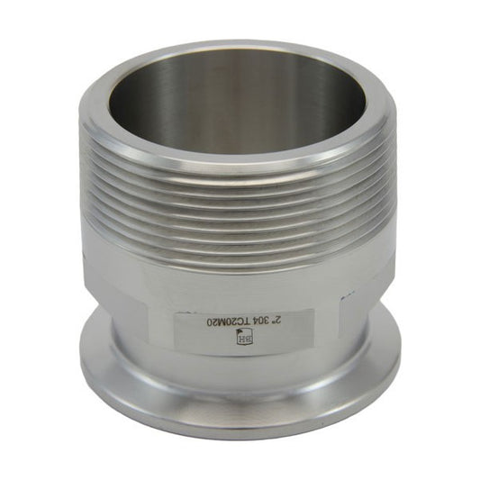 2" TC to 2" NPT - Male coupler