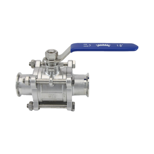 1.5" TC Ball Valve | 3 piece